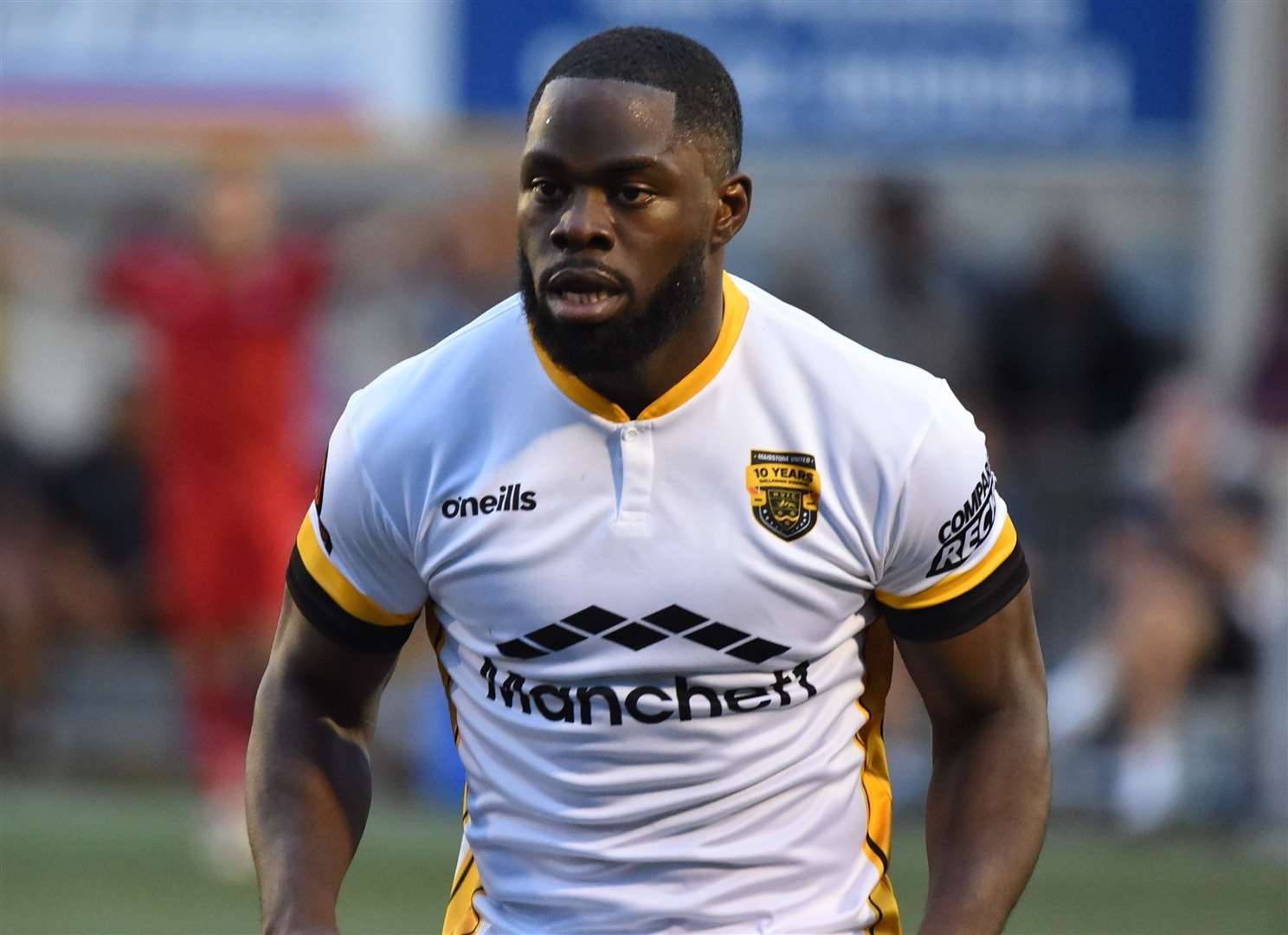 James Alabi in action against Leyton Orient Picture: Steve Terrell