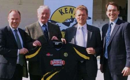 Graeme Craig, Sales &amp; Marketing Director, Shepherd Neame, George M Kennedy, CBE, Chairman Kent County Cricket Club, Jonathan Neame, Chief Executive, Shepherd Neame, Jamie Clifford, Acting CEO, Kent County Cricket Club