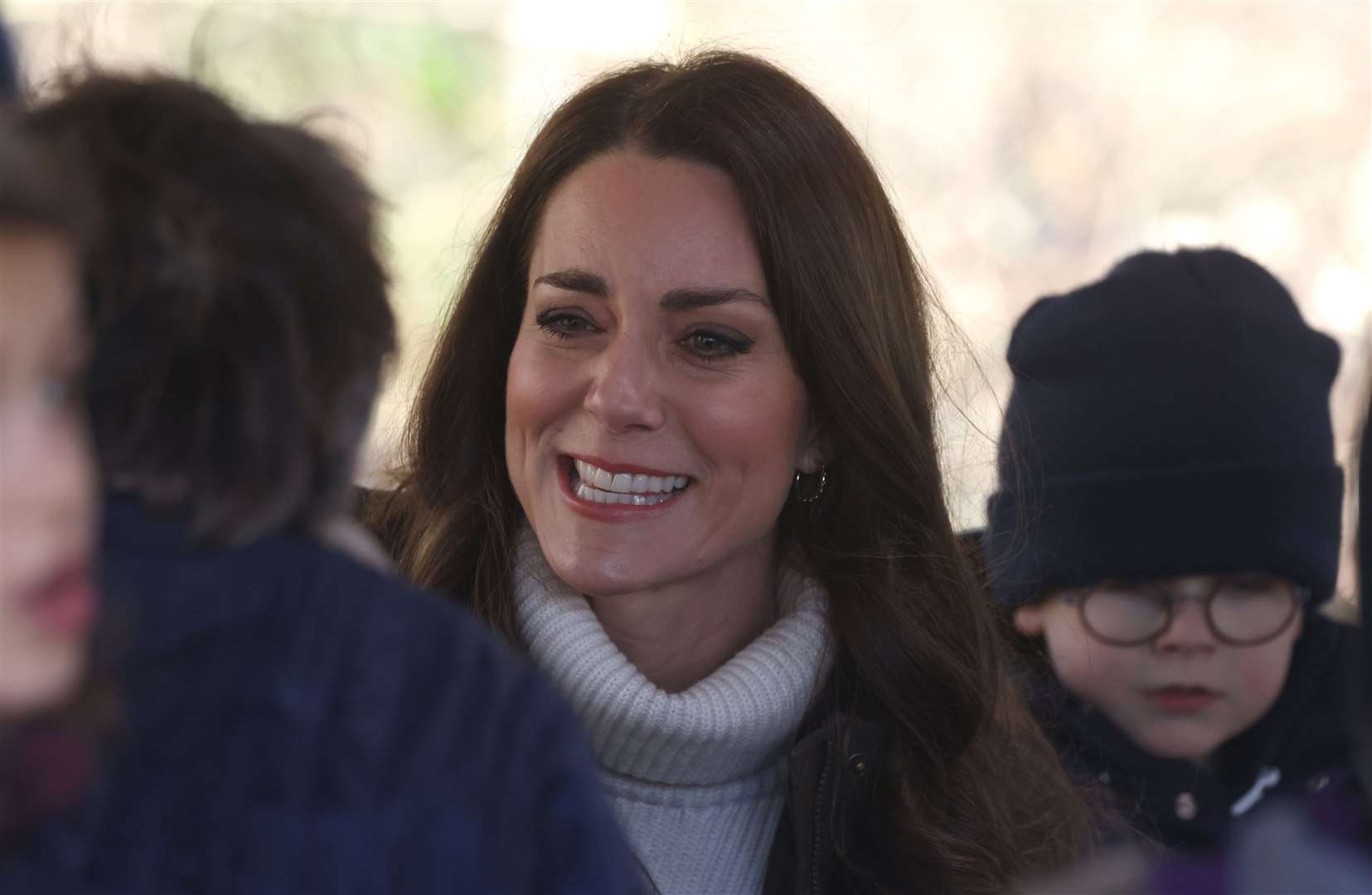 The visit was part of Kate’s fact-finding mission to Denmark to look at the country’s early years education system (Ian Vogler/Daily Mirror/PA)