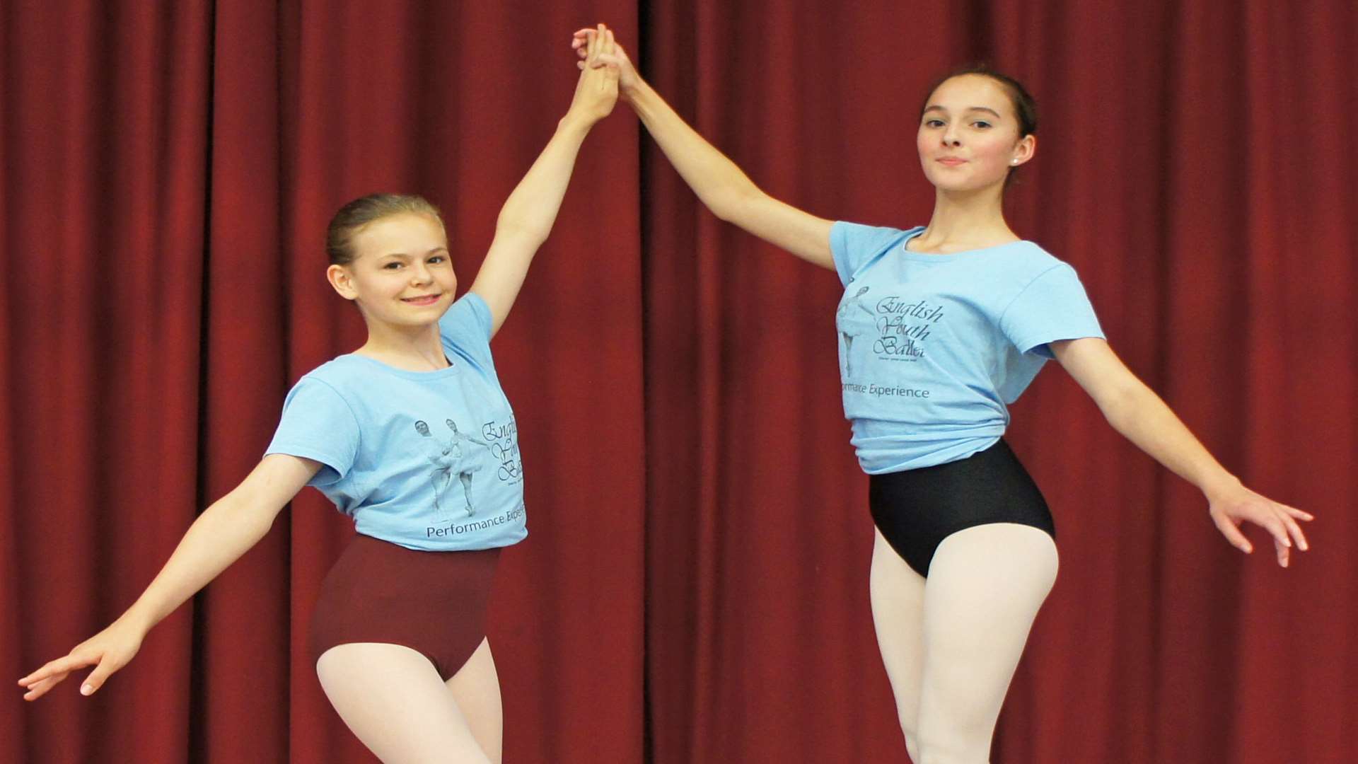 Eleanor Hinks, 12, and Ellie Loughlin, 15, from Gravesend. Picture: Peter Mares