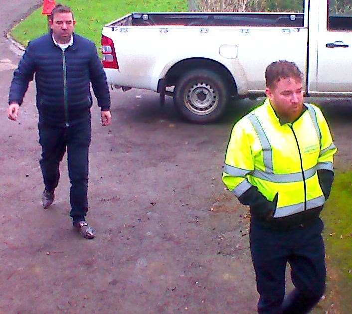 Pair sought over alleged theft in Sutton Valence. Picture: Kent Police
