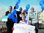 Celebrating the lottery grant, from left to right: Terence Brown, vice-chairman of Thanet Pride; Ian Carter-Chapman, event steward; Horace Hotman, organiser; and Kevin Grice, chairman, at the launch of the 2009 festival.