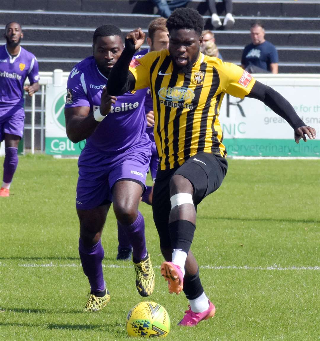 David Smith has signed for Bromley after a productive 2021/22 season at Folkestone. Picture: Randolph File