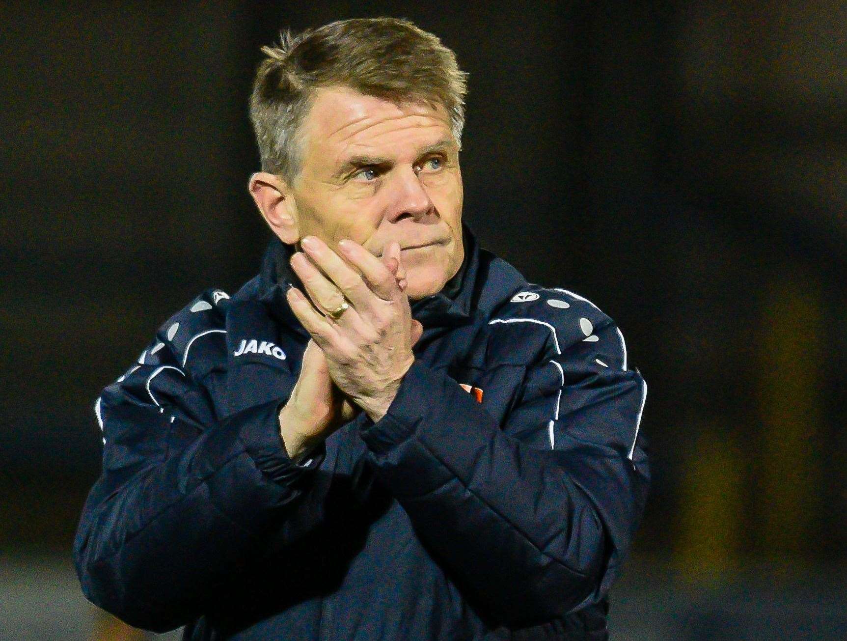 Dover manager Andy Hessenthaler. Picture: Alan Langley