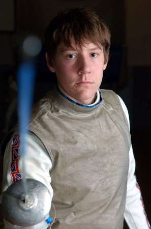 Fencer Peter Barwell