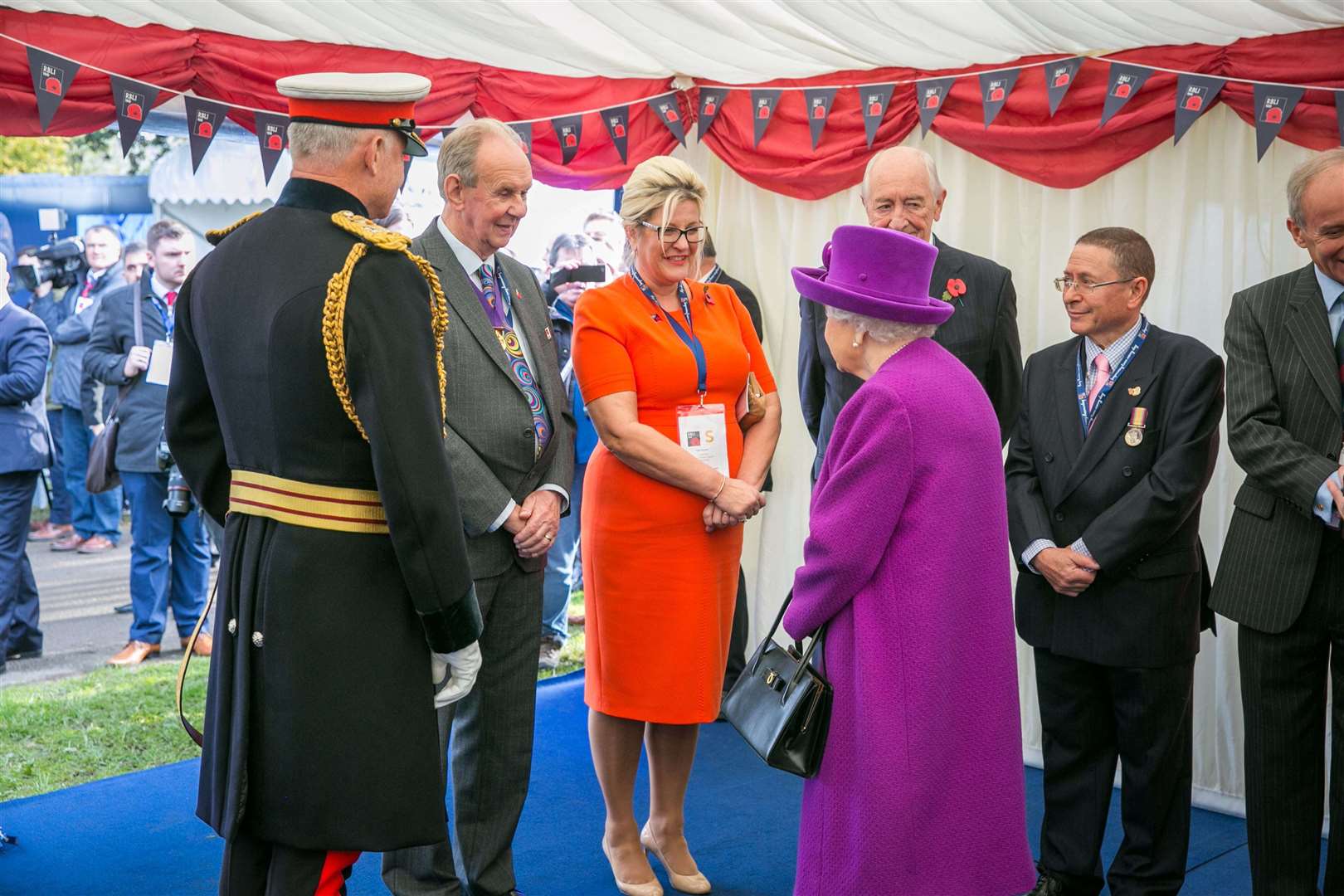Michael Head meets the Queen at a Royal British Legion event