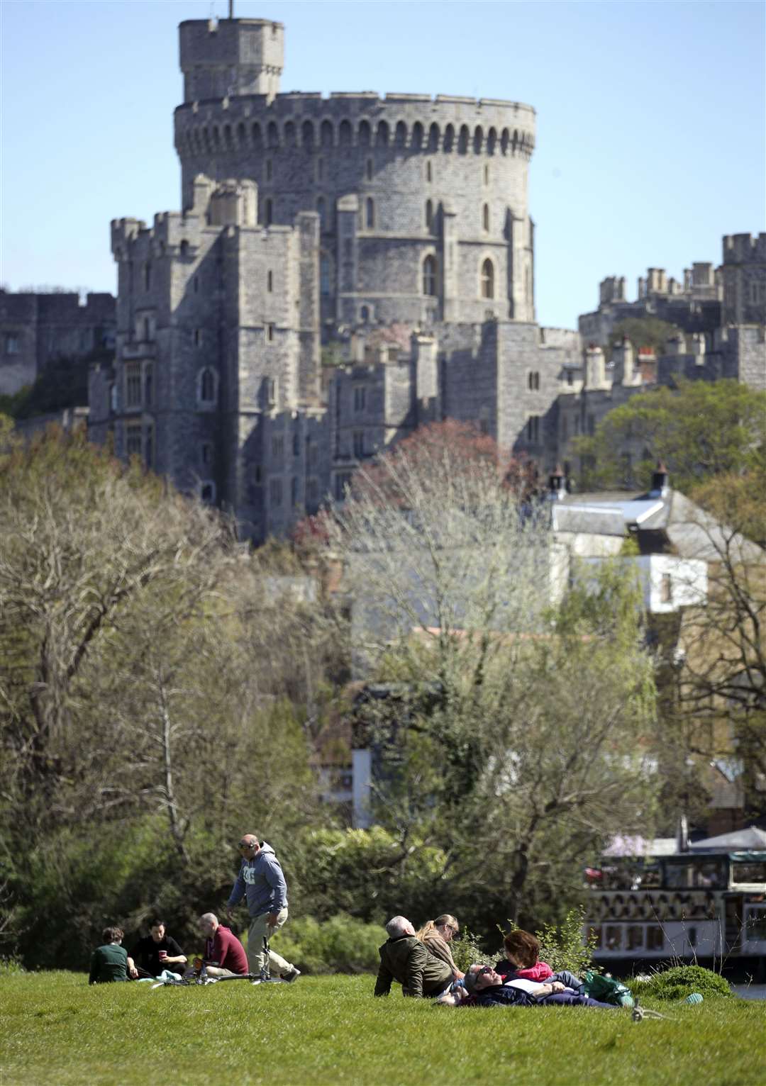 The UK has seen several days of clear skies and sunshine in April (Steve Parsons/PA)