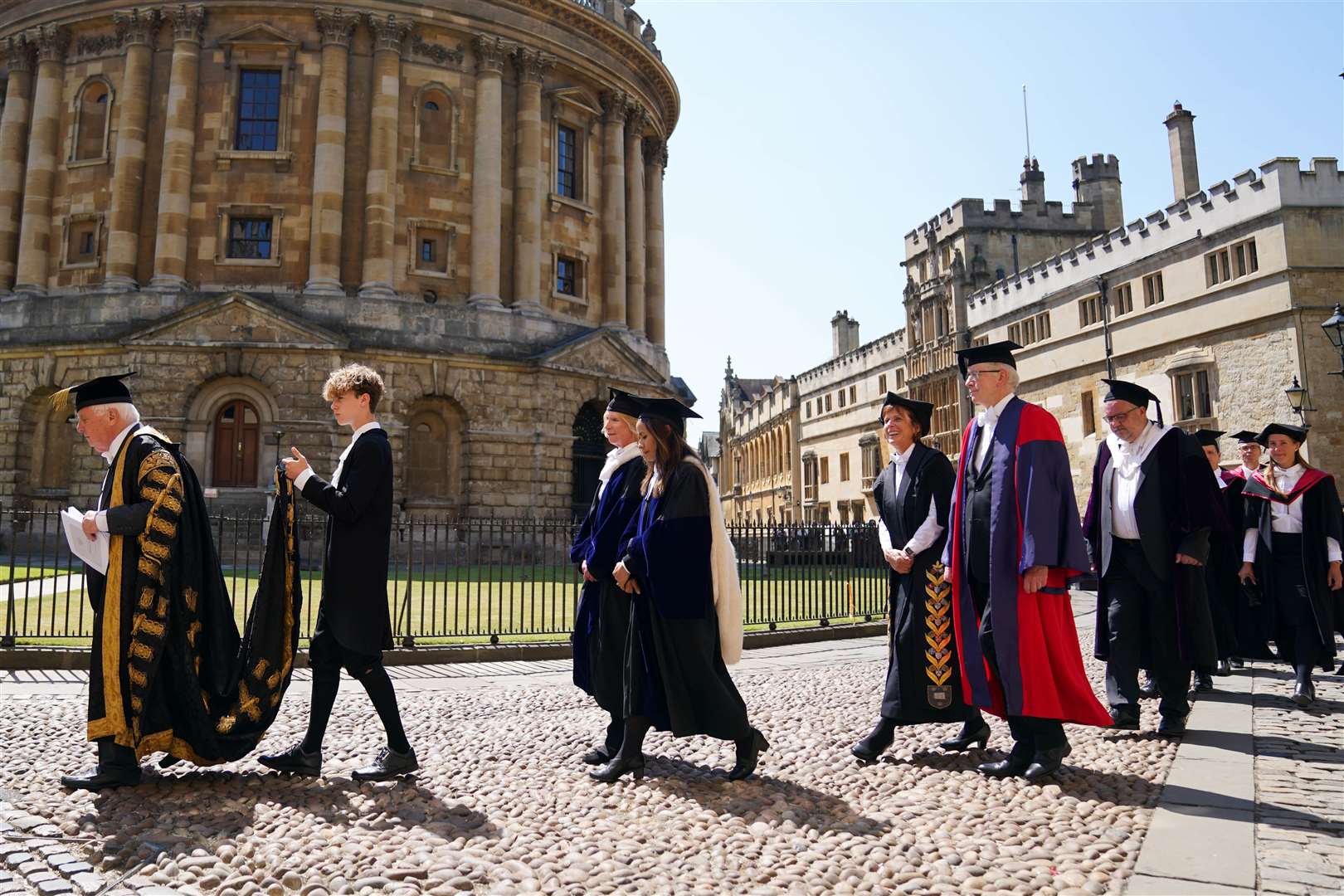 Oxford University recorded the lowest level of grade inflation for first class degrees over the past decade (Jacob King/PA)