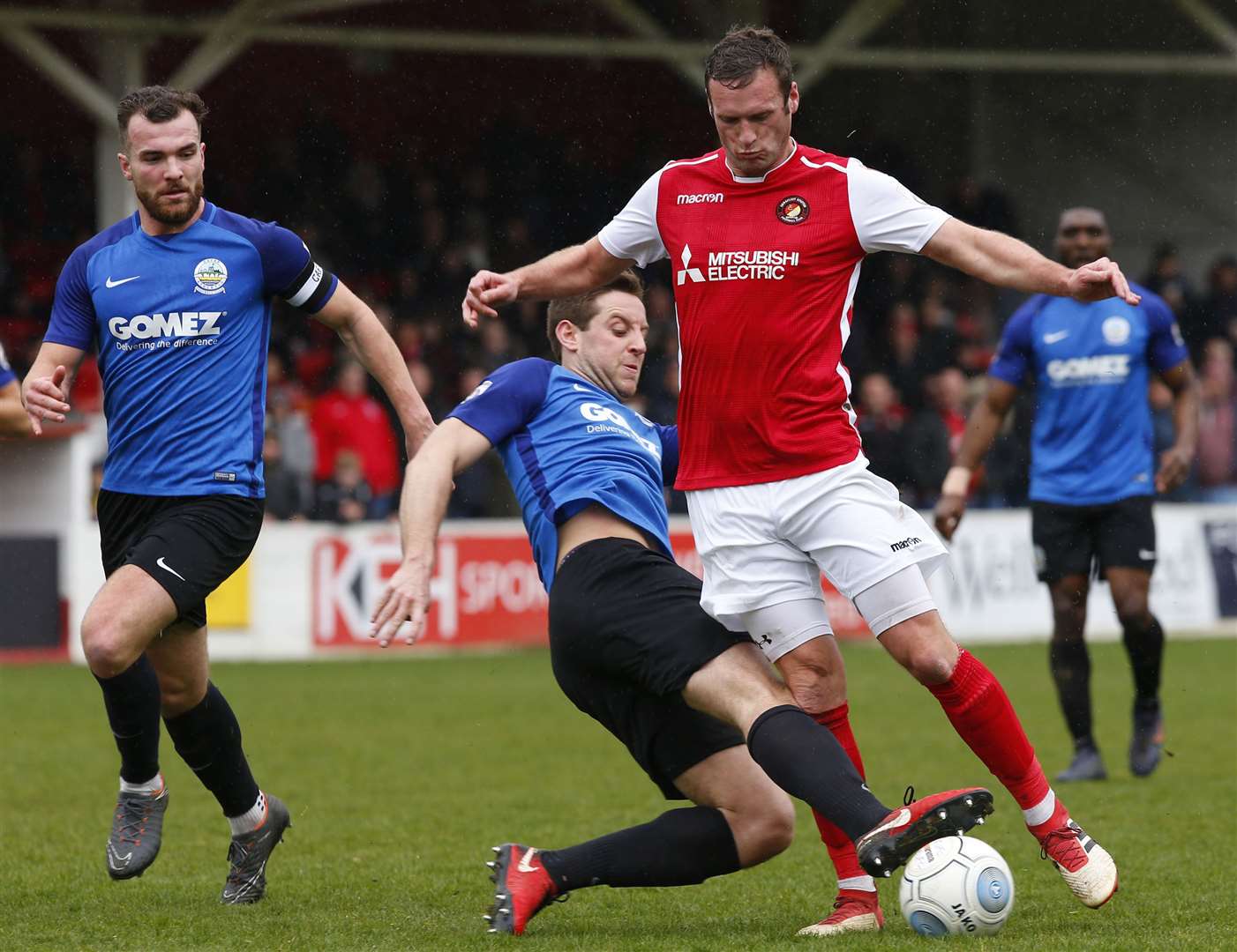 Former Ebbsfleet midfielder Andy Drury has returned to Sittingbourne. Picture: Andy Jones (42290487)