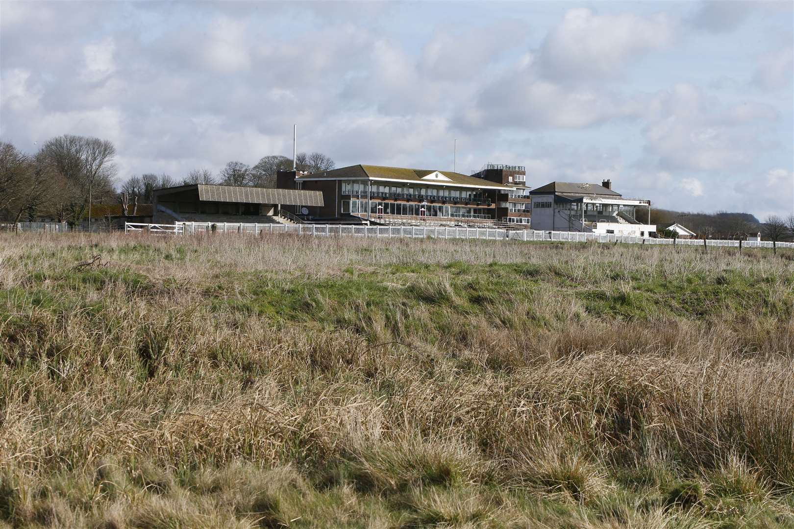 Land at the former Folkestone Racecourse will be used for Otterpool. Picture: Andy Jones