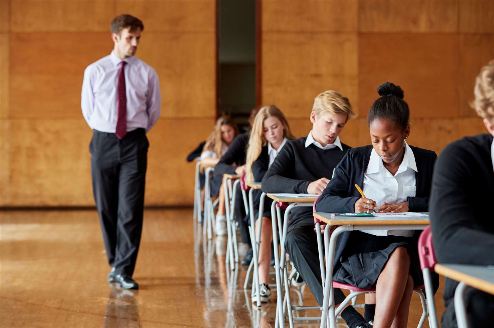 Students who don't obtain the required level in English and maths will face resits. Image: iStock.