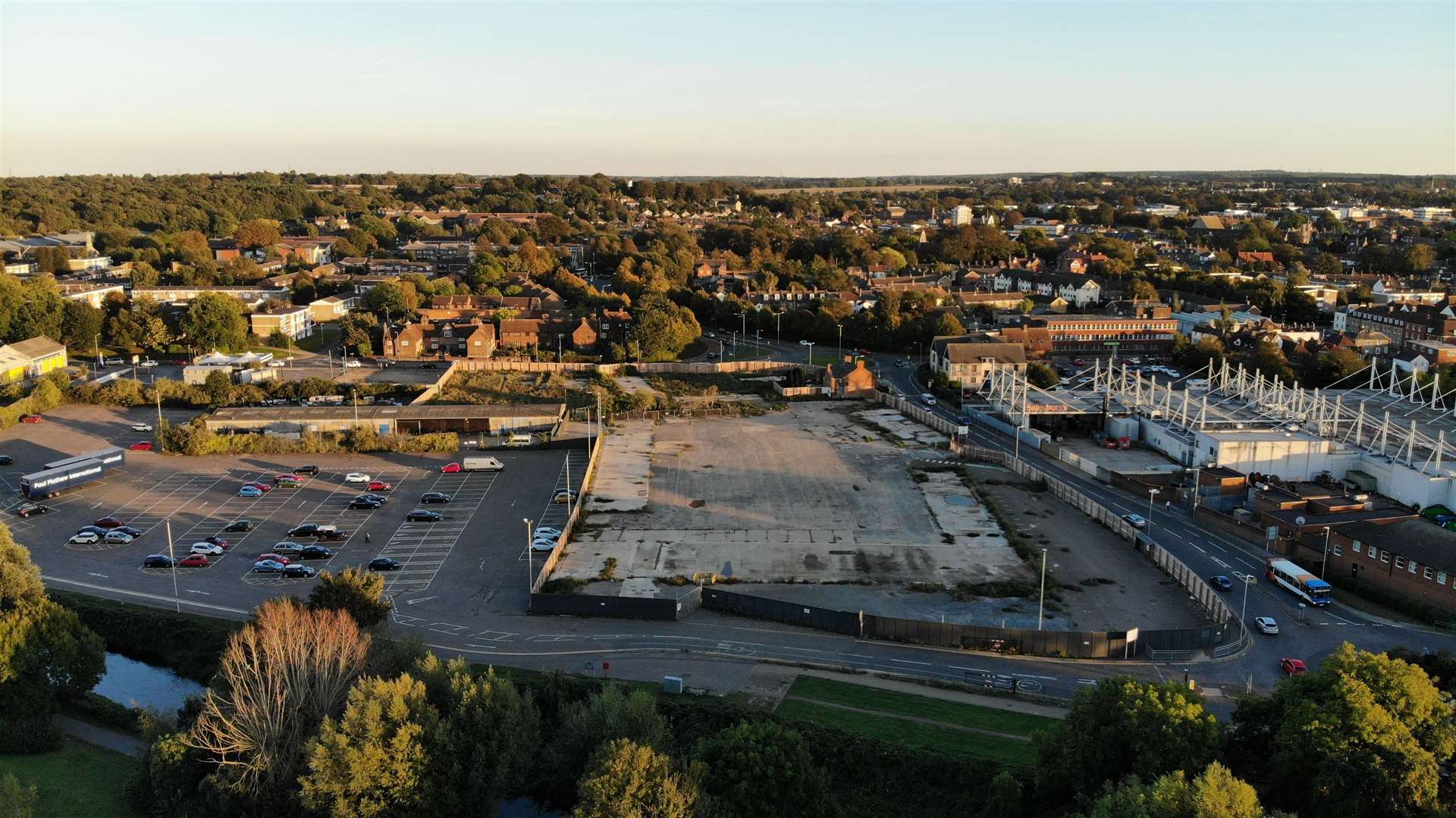 The Kingmead site before construction work began last year