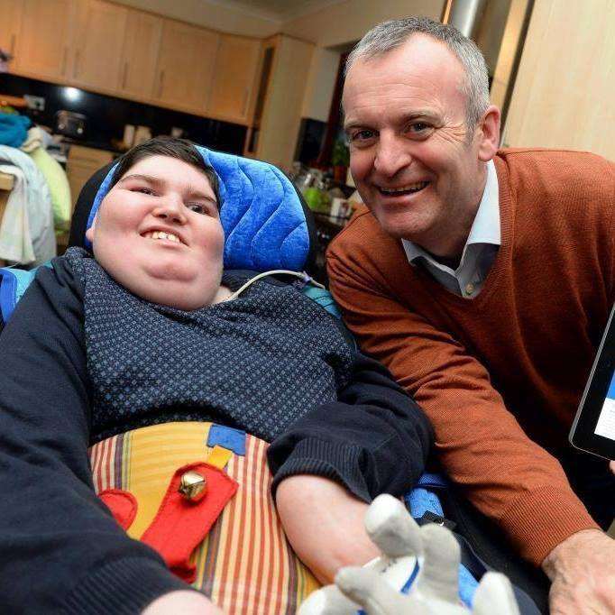 Craig Hatch and his son Fraser (WellChild/PA)