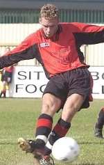 Andy Drury in action for Sittingbourne