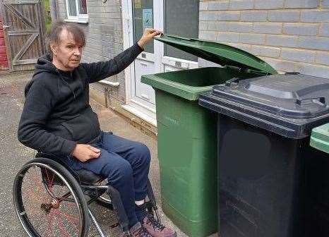 Mervin Endacott has not had his bin collected since March 27