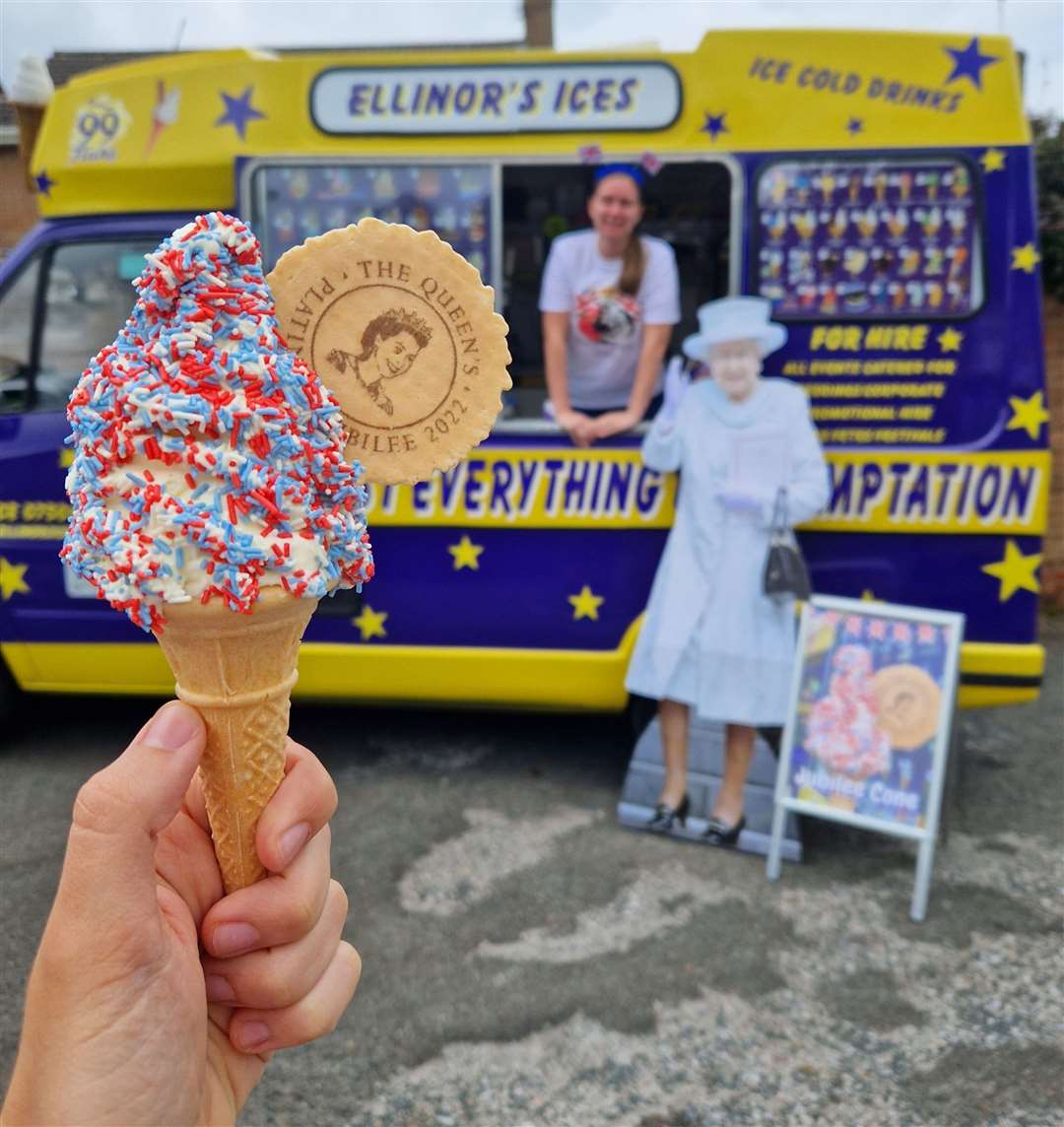 Ellinors Ice Cream has created a special ice cream for the Jubilee