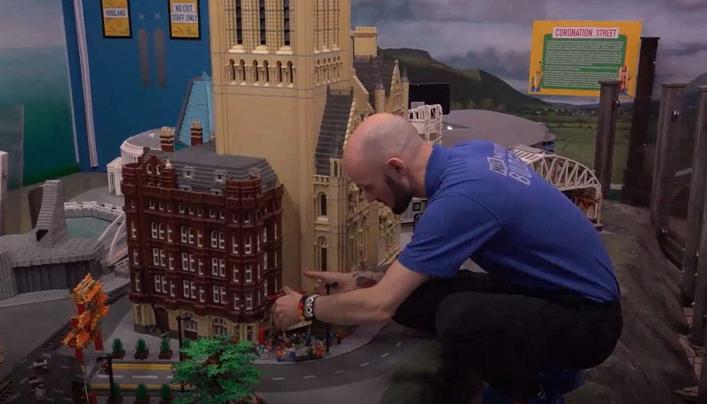 James Windle is one of only 26 master model builders for Lego in the world (Peter Byrne/PA)