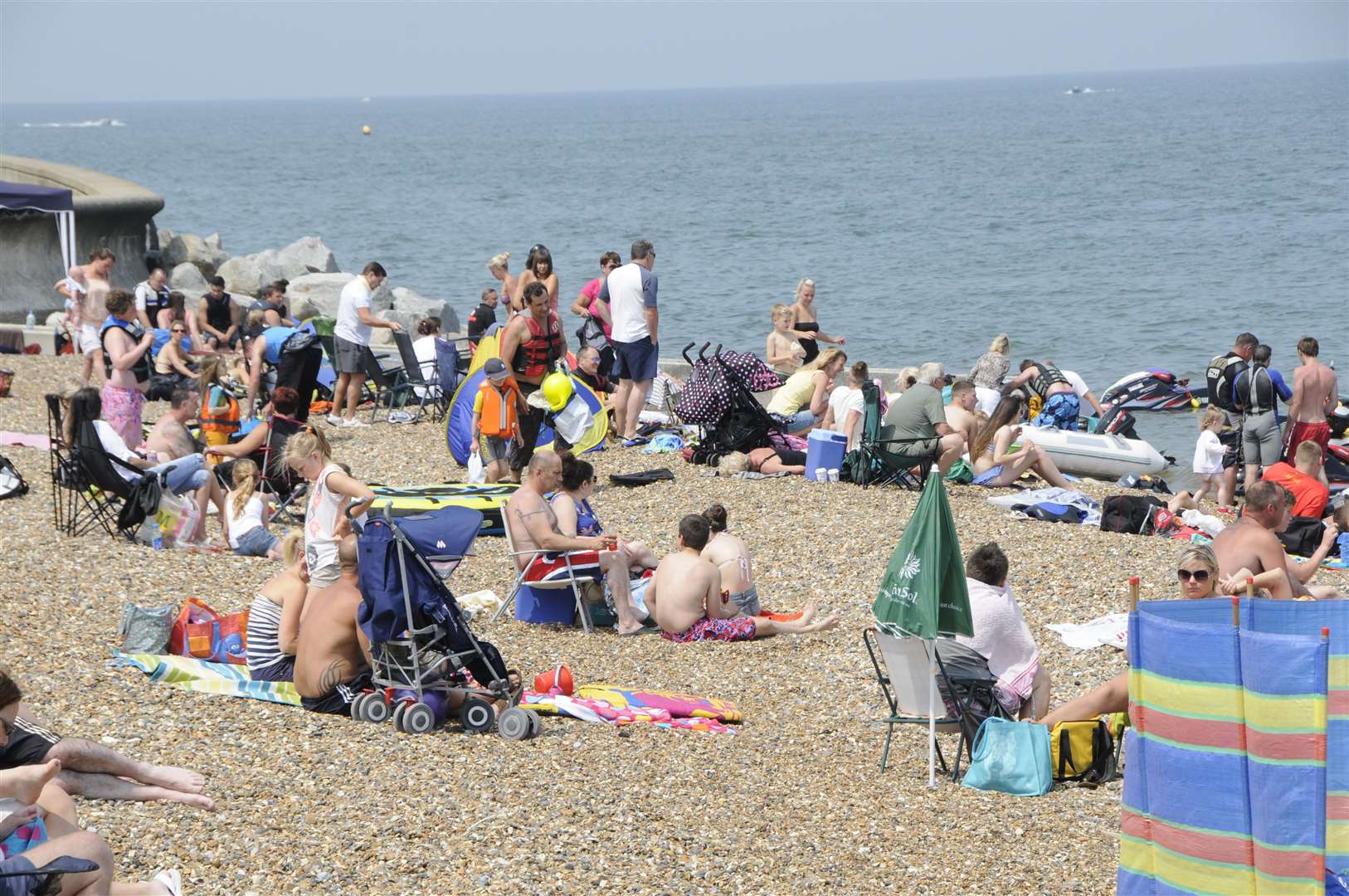 The beaches in Herne Bay are popular attractions