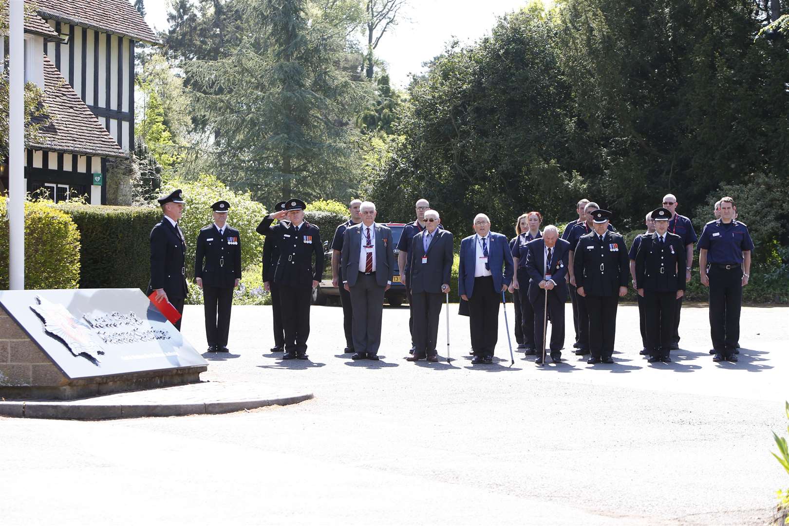 The National Firefighters Memorial Day at Kent Fire and Rescue HQ at Straw Mill Hill, Tovil.