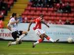 Izale McLeod gets a shot away. Picture: BARRY GOODWIN