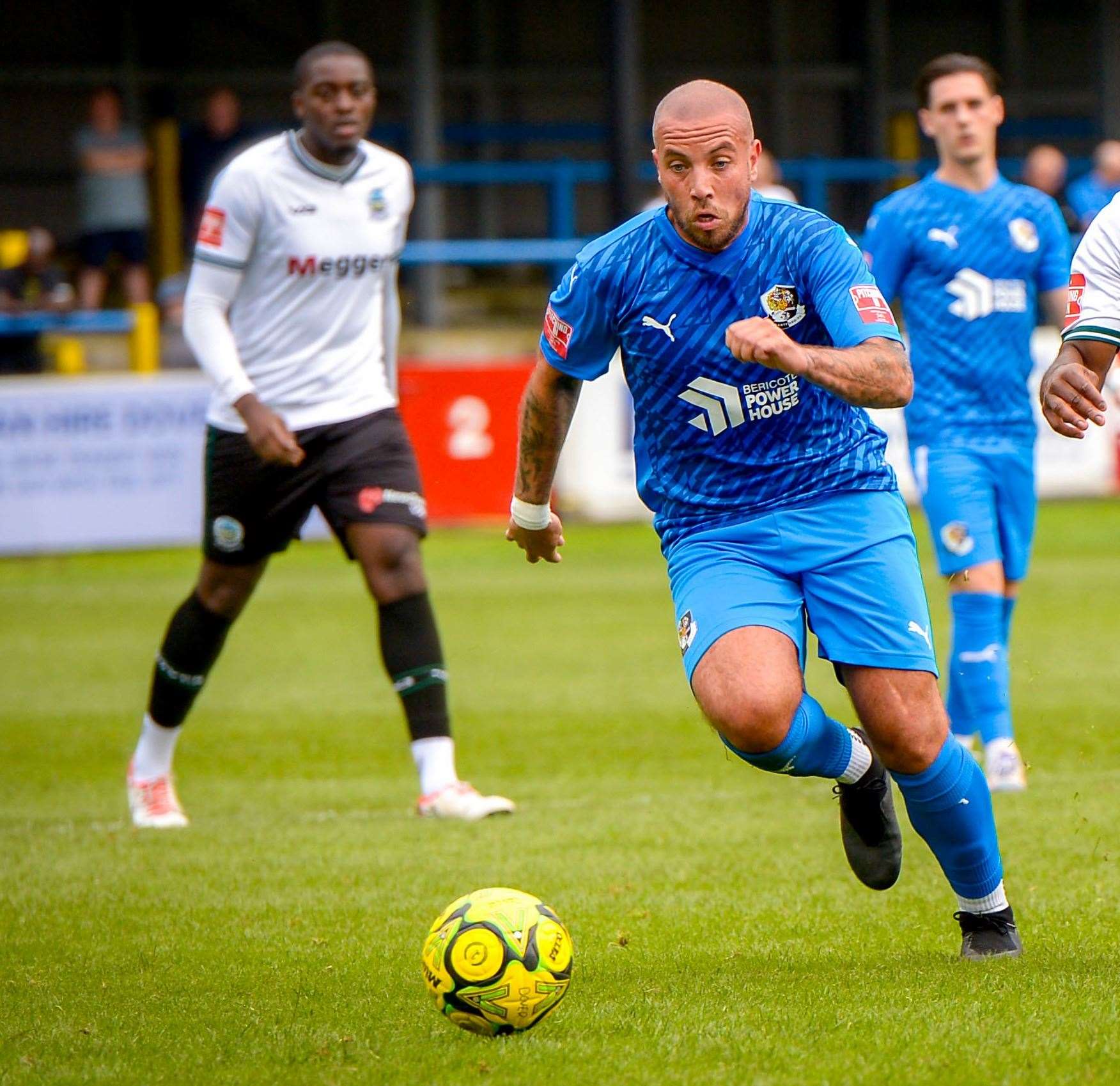 Samir Carruthers - has netted twice in Dartford’s past three games. Picture: Stuart Watson