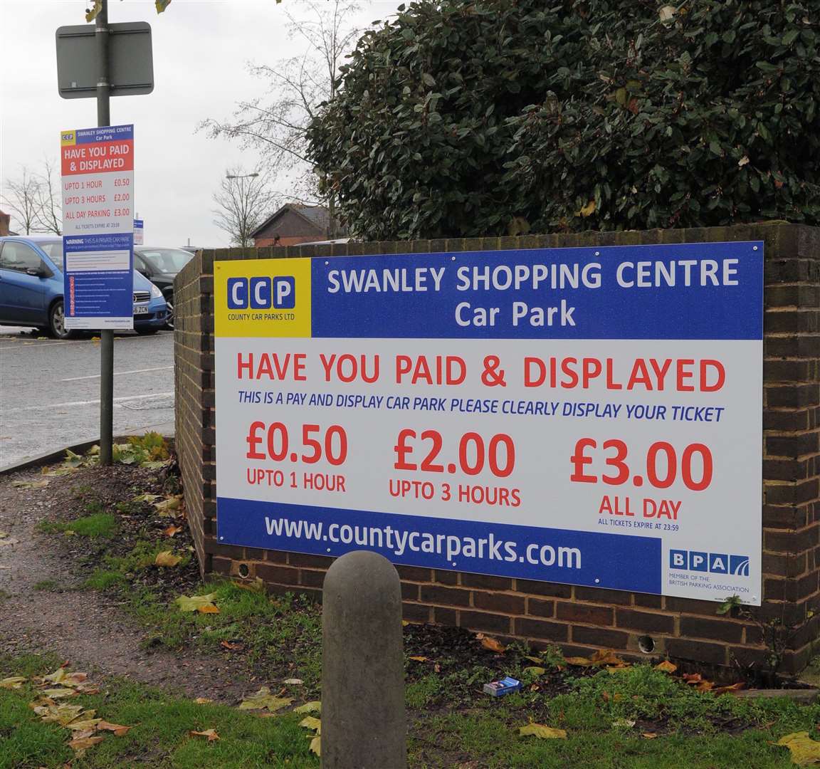 Swanley town car park off Nightingale Way. Picture: Steve Crispe