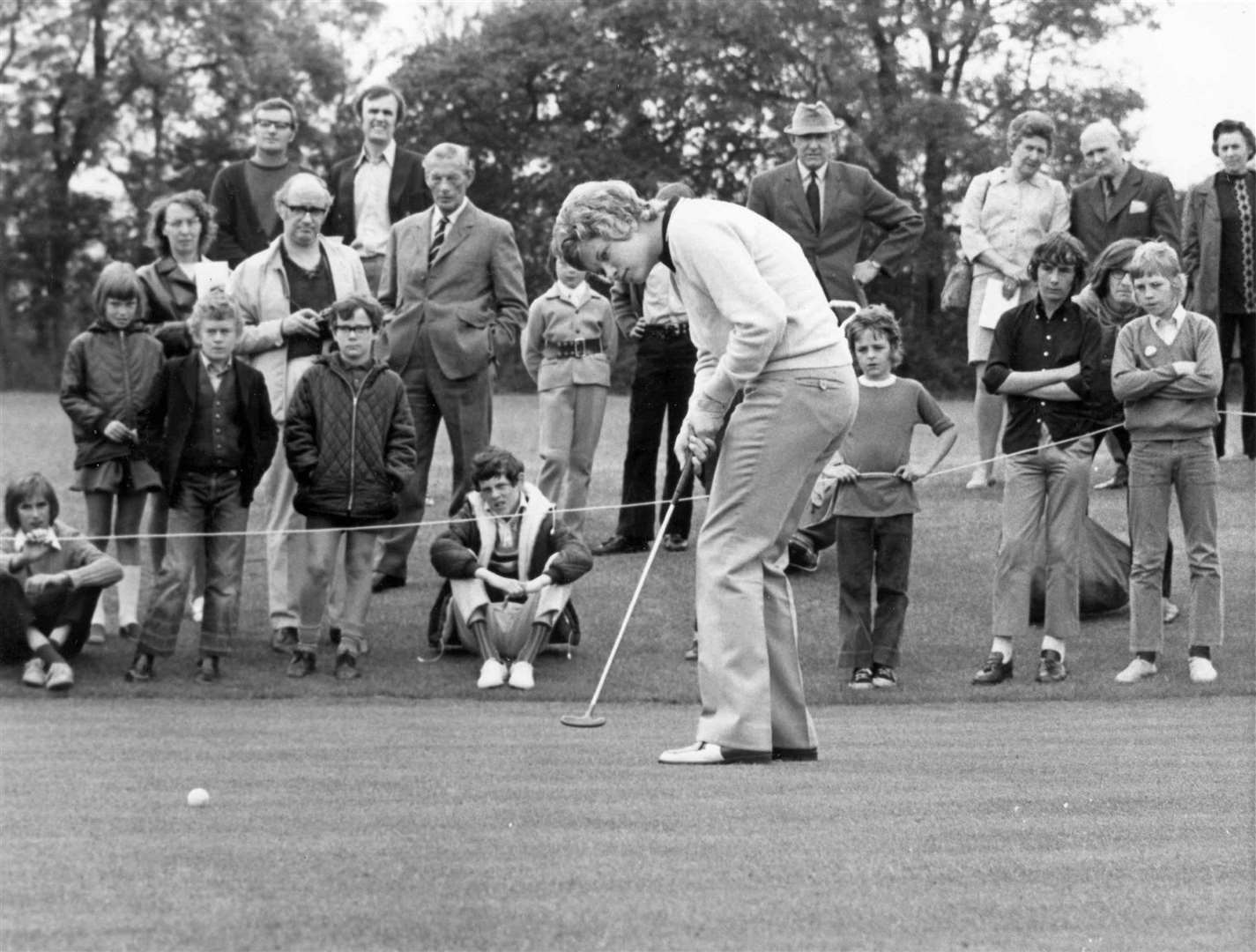 Chatham's Mickey Walker became one of the leading woman golfers in Britain while still a teenager in the early 1970s. She was the youngest player in this century to win the English Ladies' Open Championship