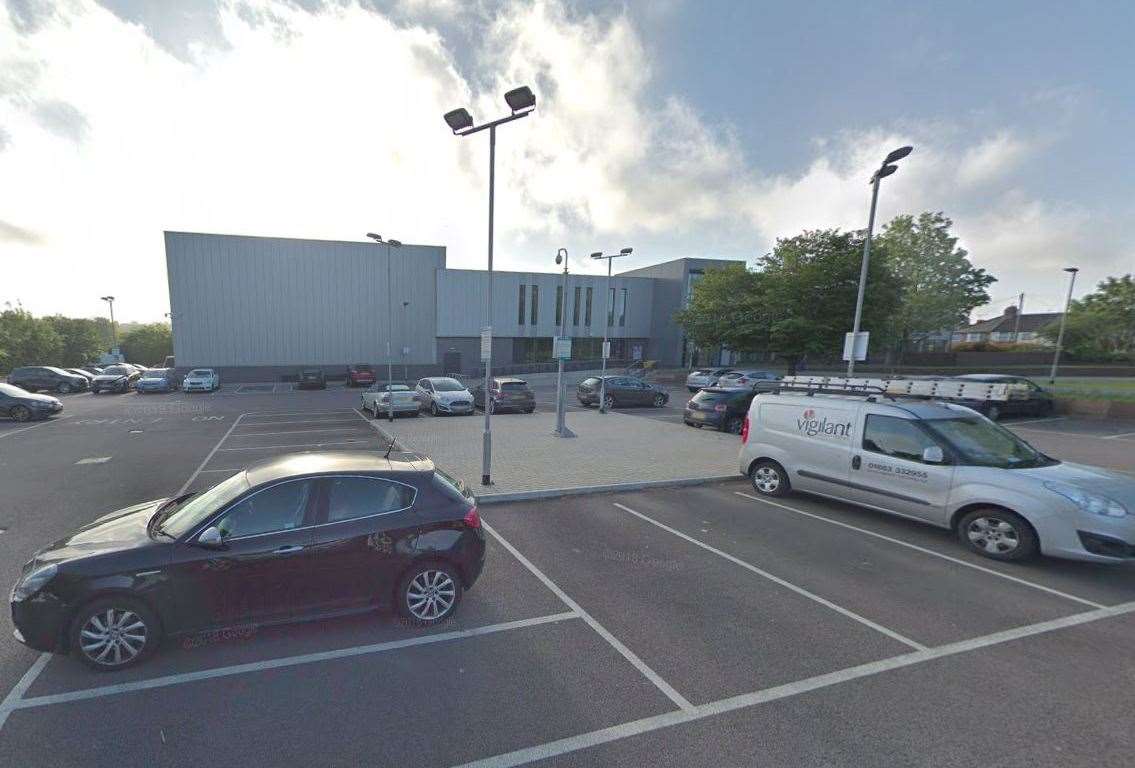 Part of the car park at Fairfield Leisure in Dartford will be shut while maintenance works take place. Picture: Google Maps