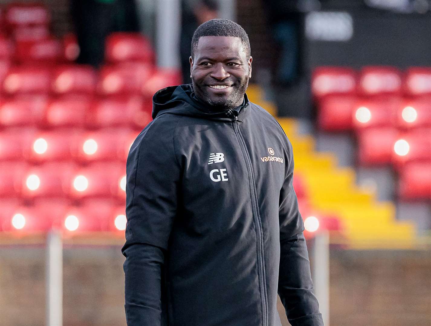 Maidstone United manager George Elokobi. Picture: Helen Cooper