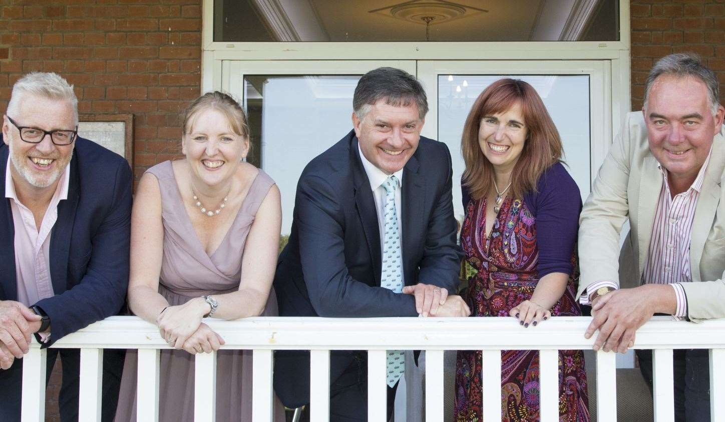 The Maxim team with BBC presenter Simon McCoy at last year's Kent Press & Broadcast Awards (43057353)