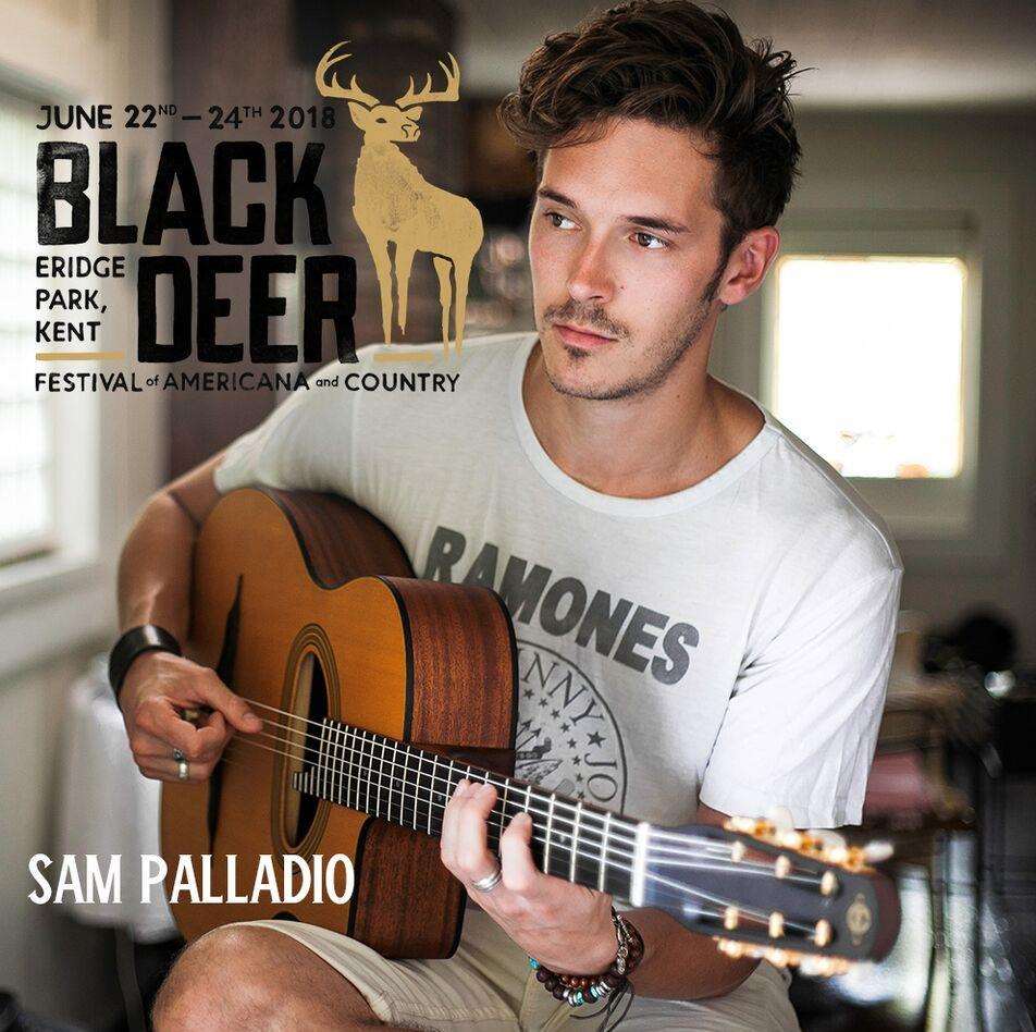 Kent-born Nashille star Sam Palladio will be at Black Deer Festival