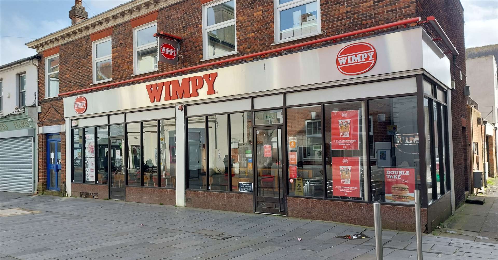 Wimpy in Ashford has been shut since the end of 2023