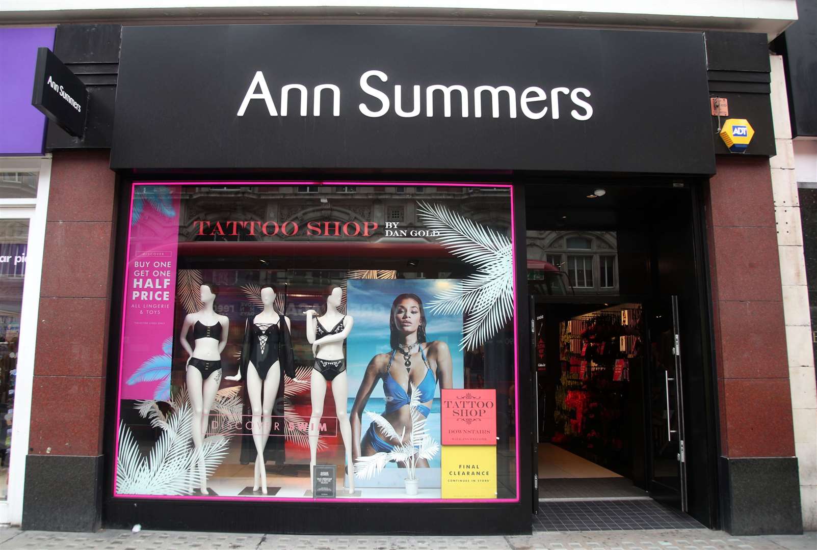 A branch of Ann Summers on Oxford Street, central London (Yui Mok/PA)