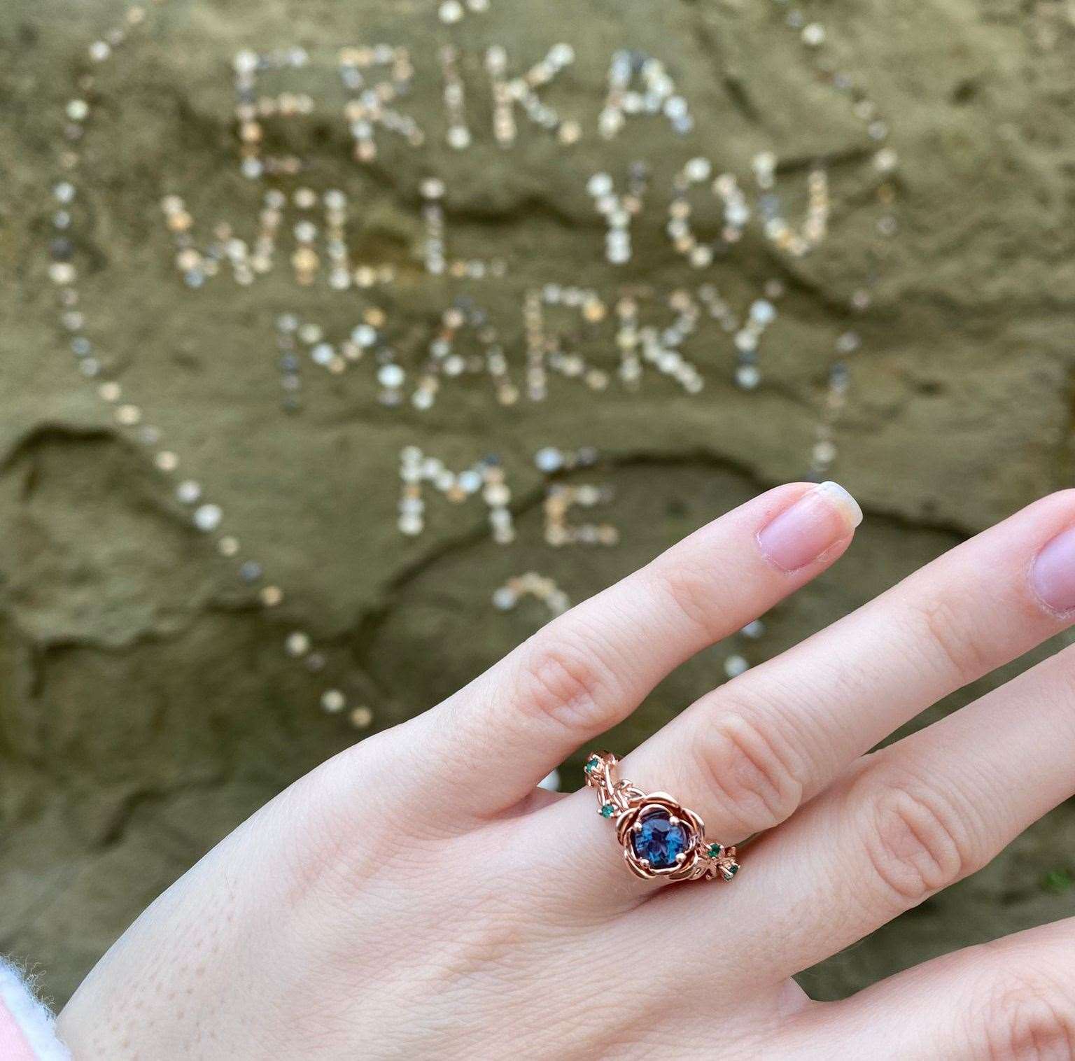 She said yes! Picture: Reuben Skeats