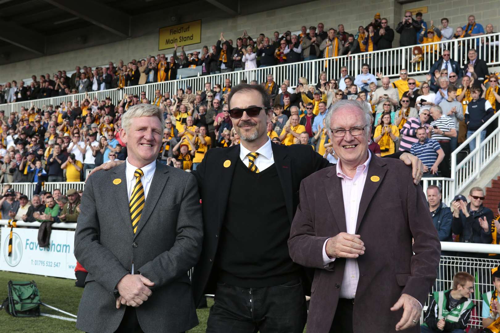 Maidstone directors Terry Casey, Oliver Ash and Bill Williams felt it was time for a change Picture: Martin Apps