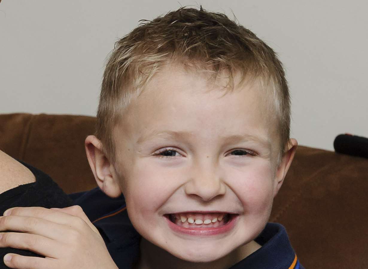 Five-year-old Charlie has haemophilia