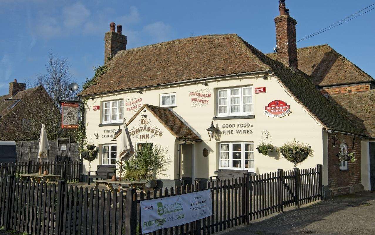 The Compasses Inn at Crundale, near Canterbury