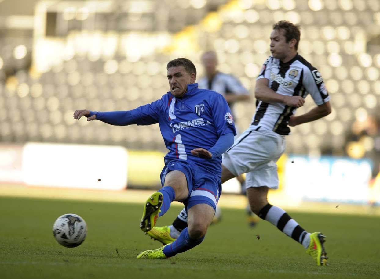 Cody McDonald in action at Notts County Picture: Barry Goodwin