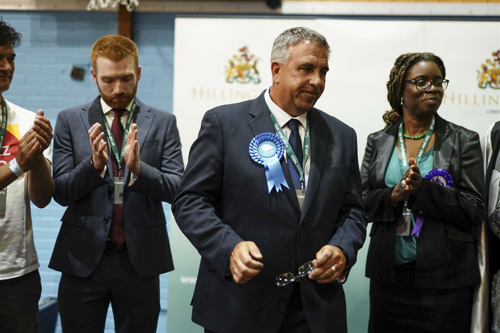 New Uxbridge MP Steve Tuckwell treated the by-election like a referendum on the Ulez expansion (Jordan Pettitt/PA)