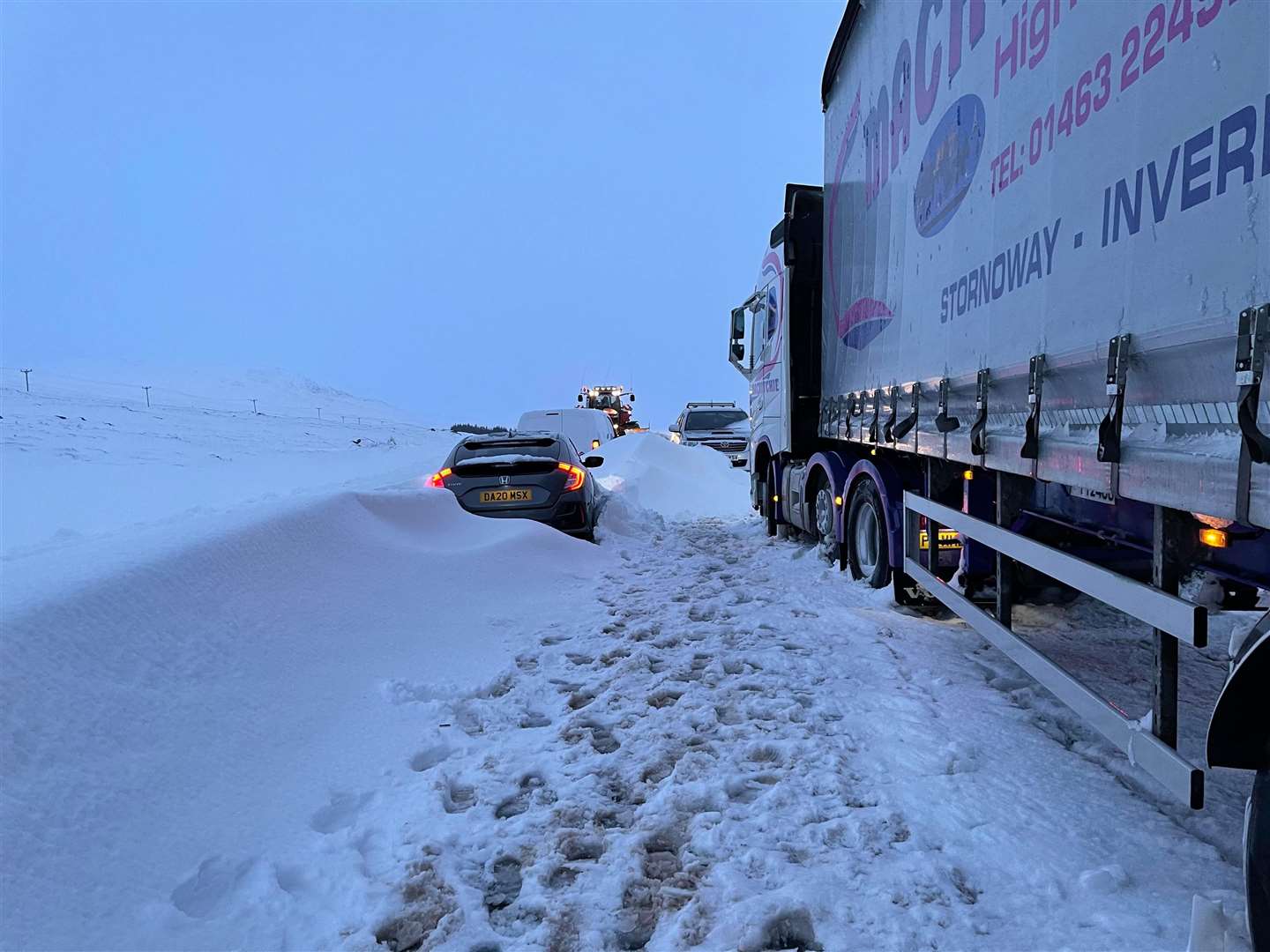 Emergency services assisted in the rescue operation, according to Highland Council (John MacLean/PA)