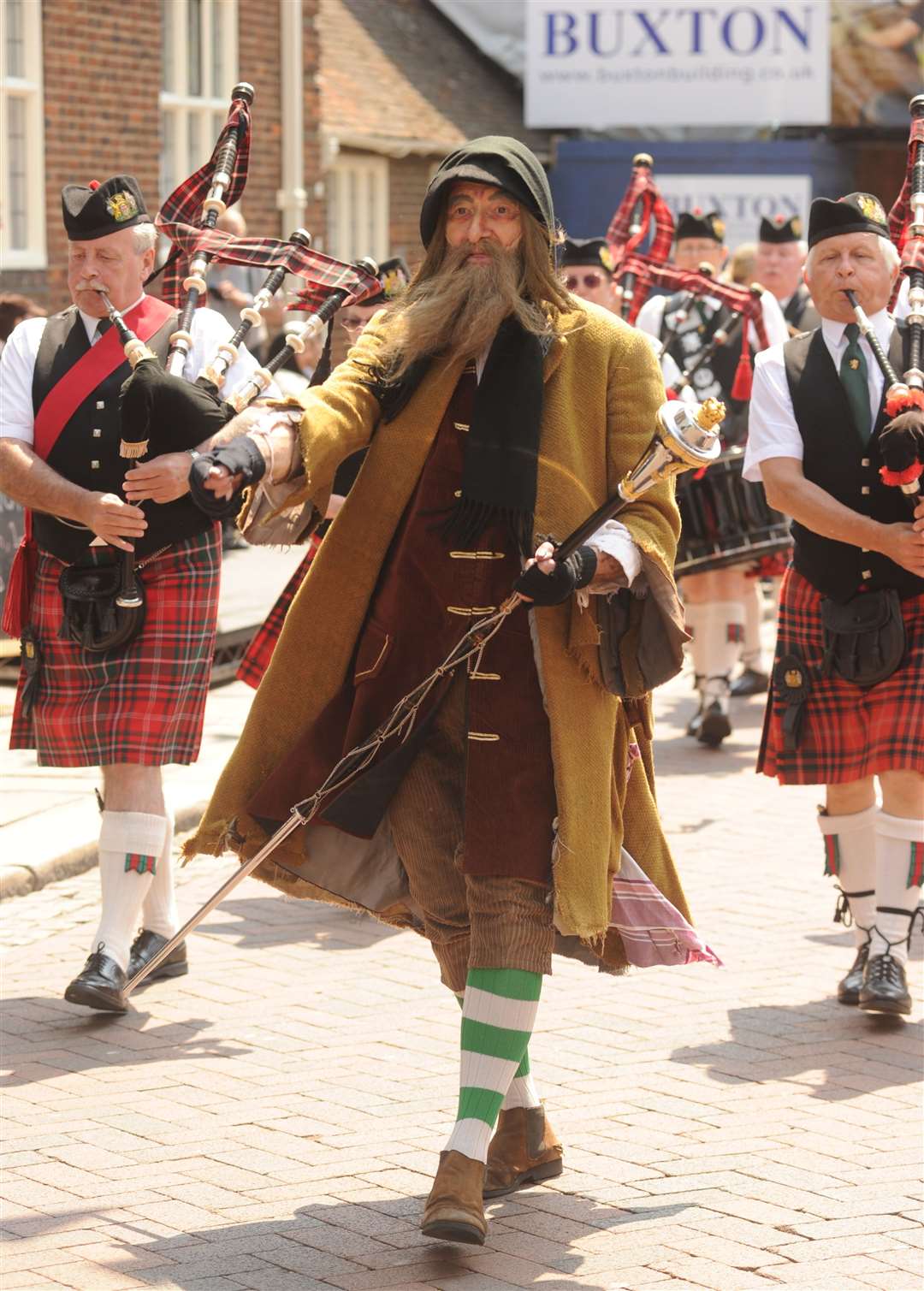 Fagin at the front of the Dickens Festival Parade in 2016. Picture: Steve Crispe