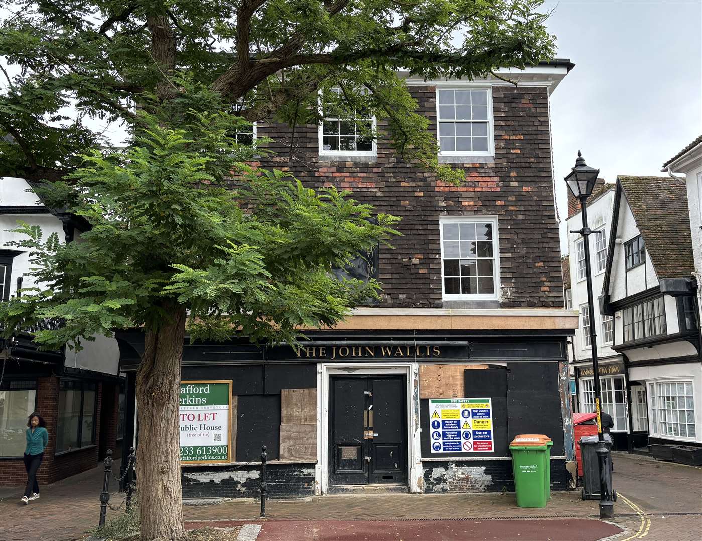 The former pub fills a prime spot in Ashford town centre