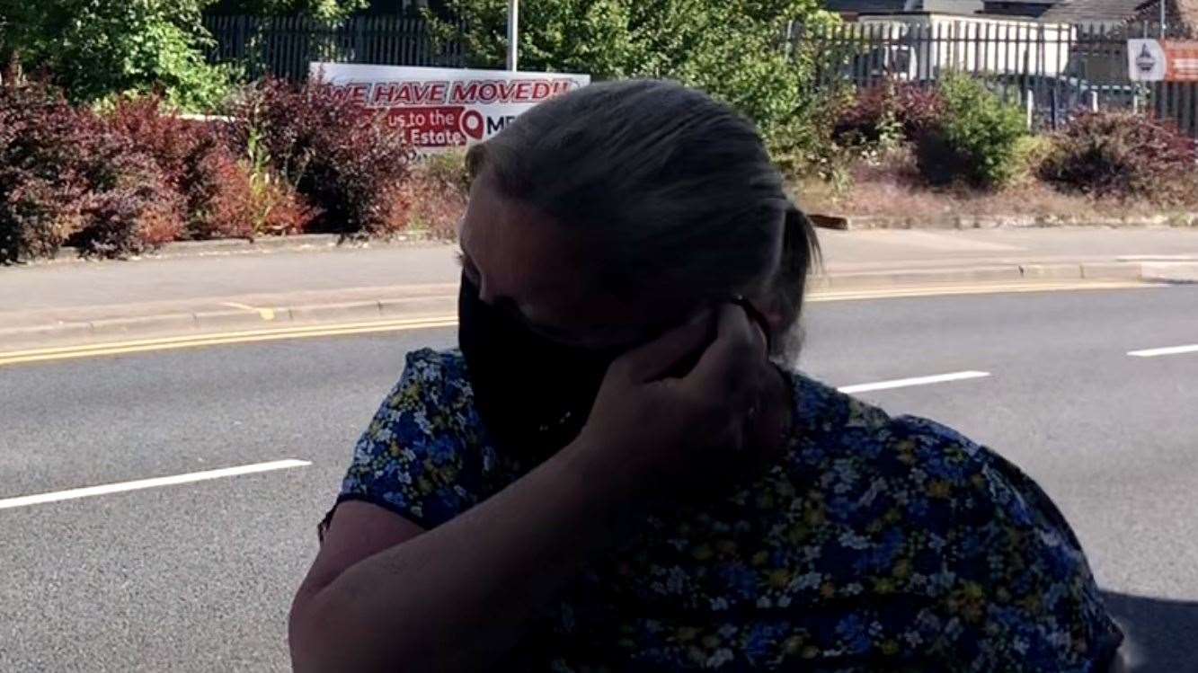 Selena Cronin leaving Medway Magistrates' Court in June