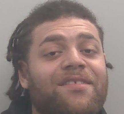 Sharif Flanders has been jailed. Picture: Kent Police