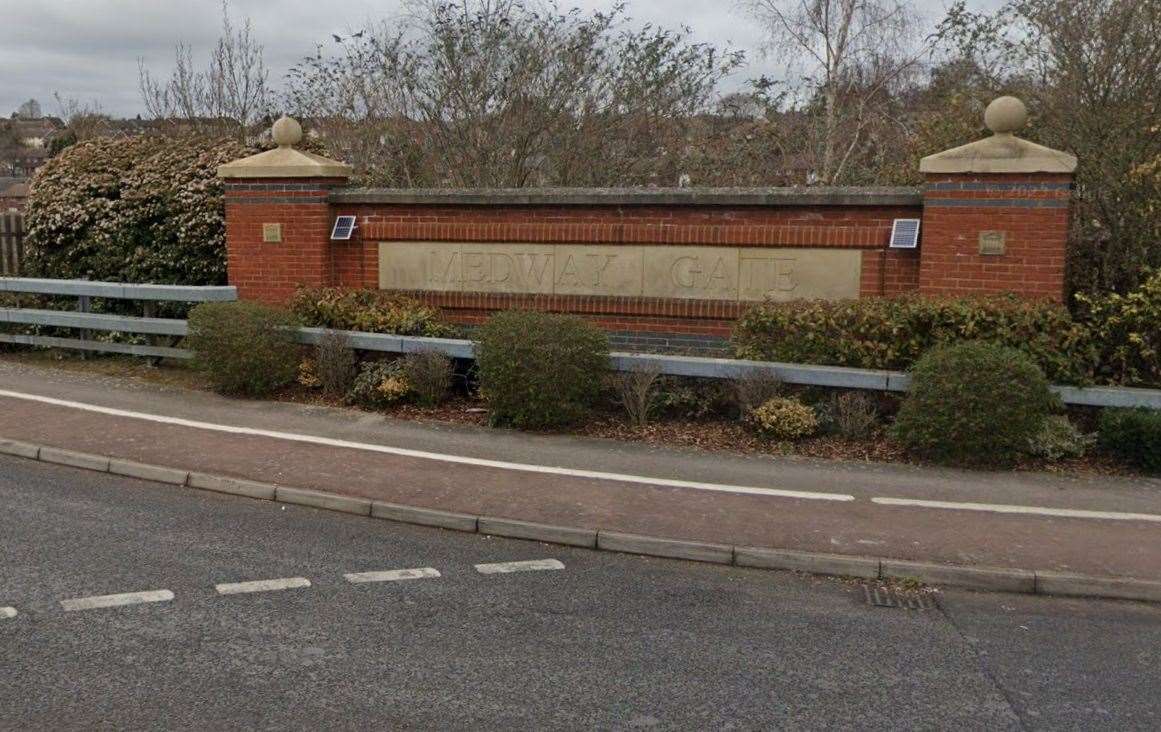 The incident is believed to have happened on the Medway Gate estate in Strood. Picture: Google Maps