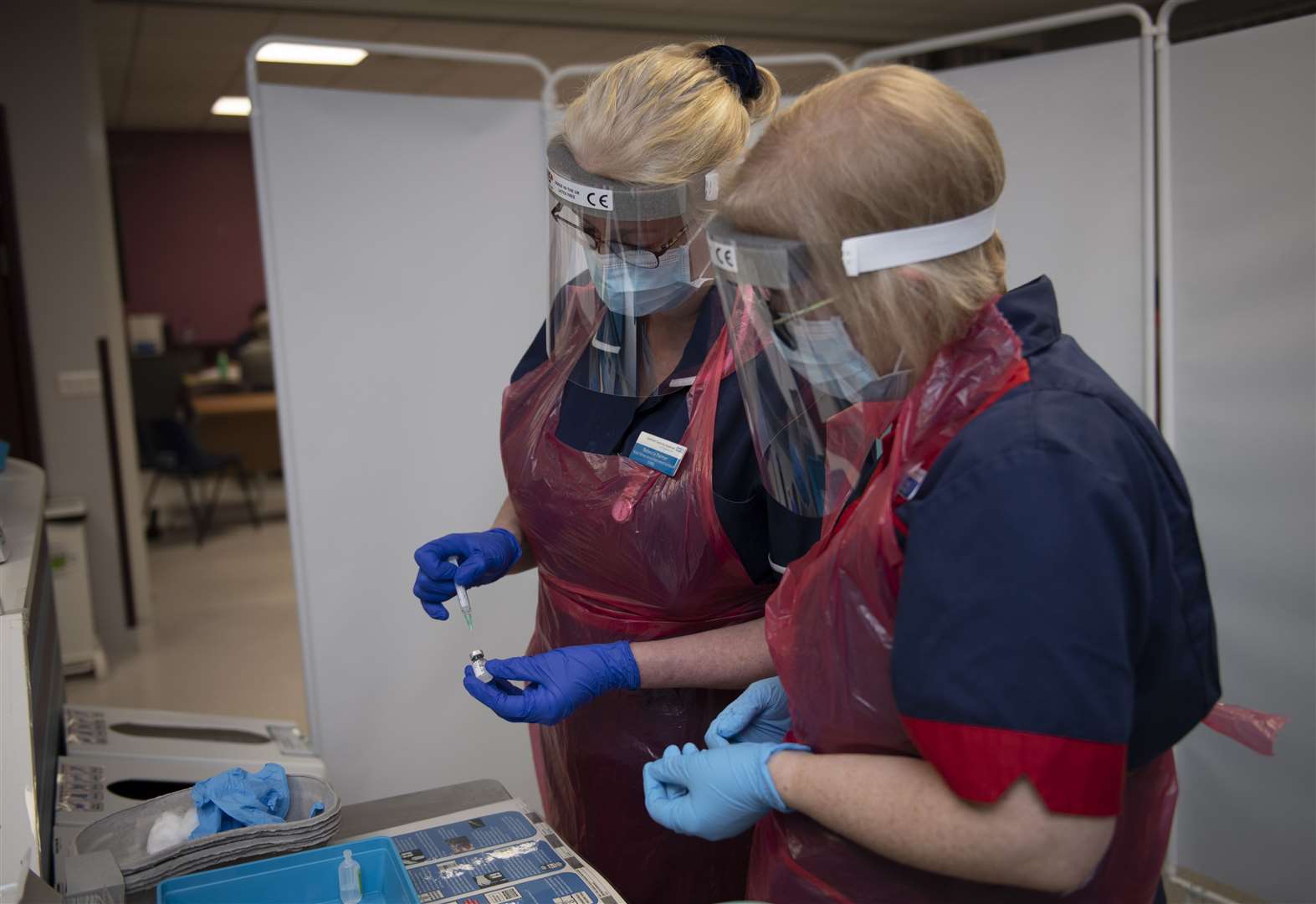 Health officials said more than 13,000 nurses had been recruited in 2020 (Andy Stenning/Daily Mirror/PA)