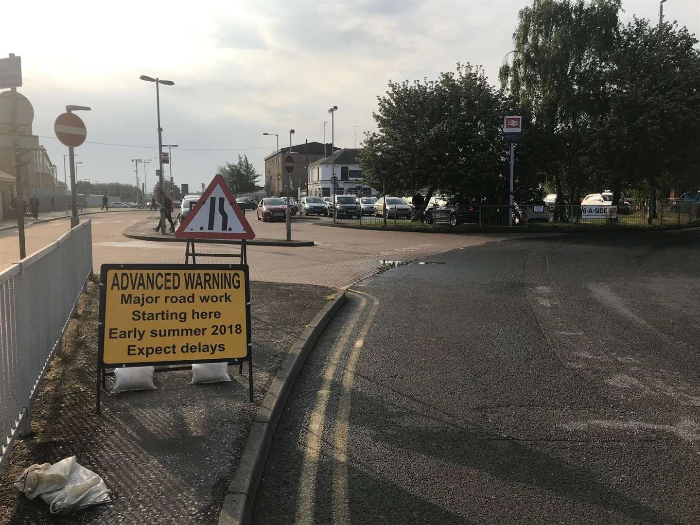 Sittingbourne town centre regeneration roadworks (2141431)