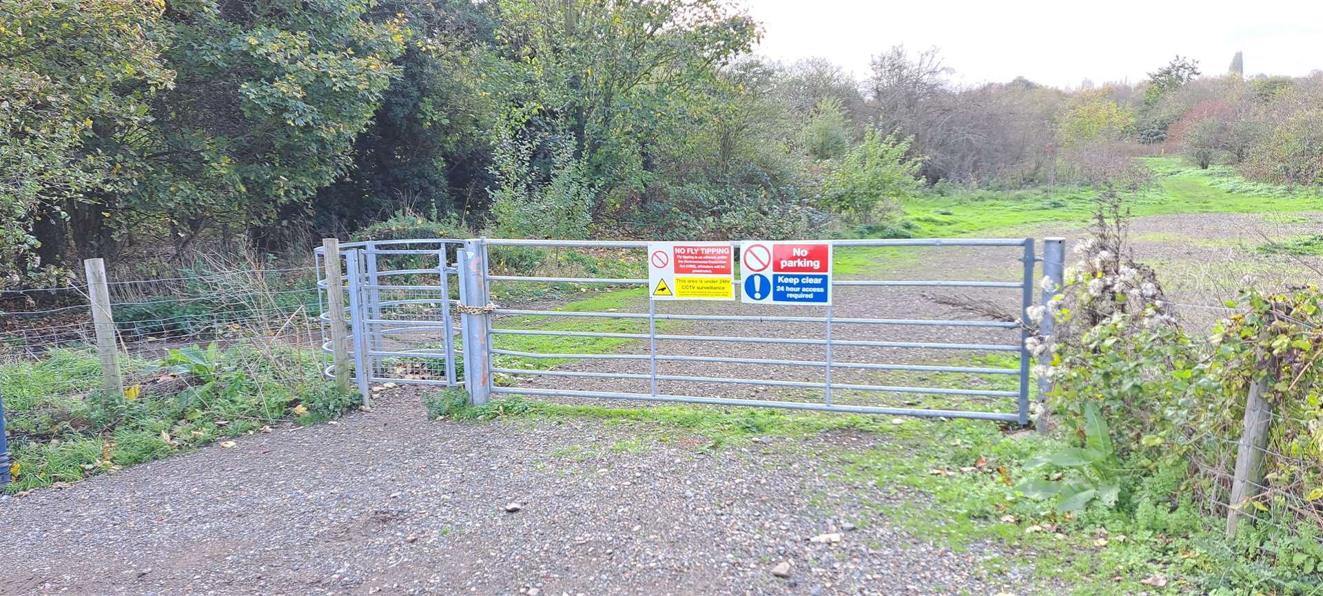 The entrance to Borden Nature Reserve. Picture: Megan Carr