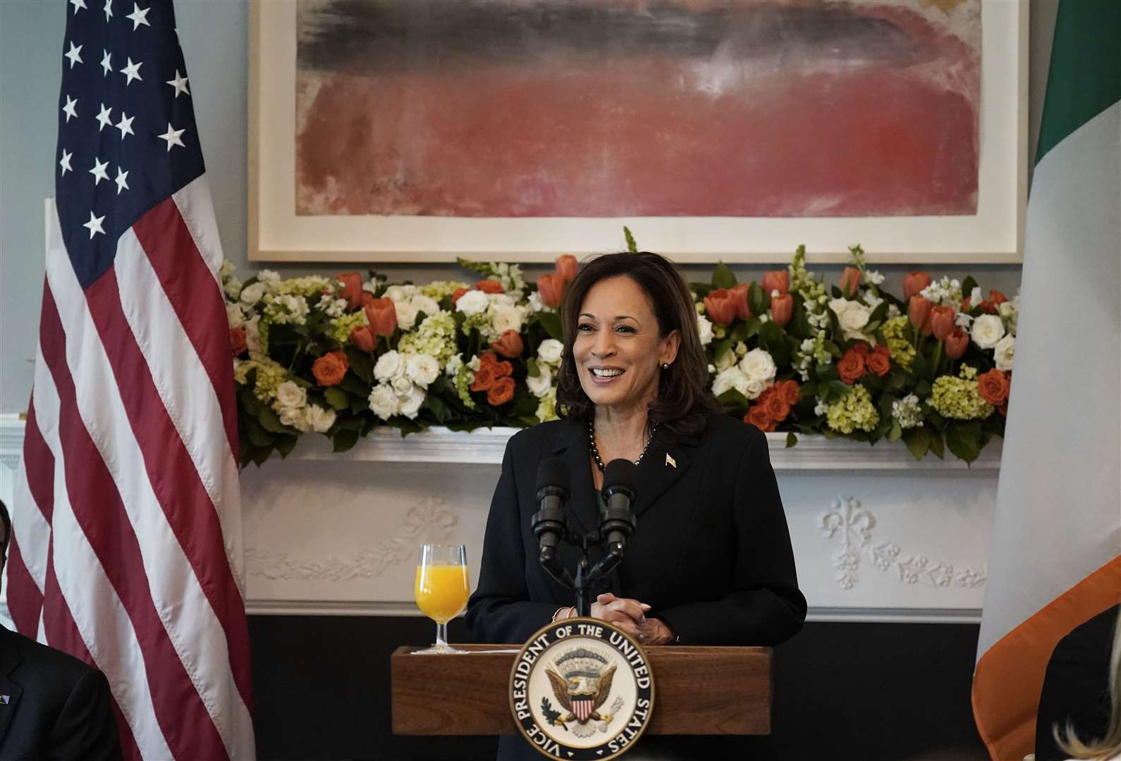 US Vice President Kamala Harris (Niall Carson/PA)