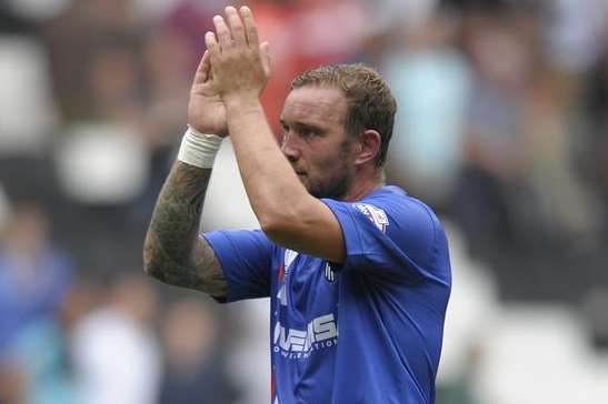 Gillingham striker Danny Kedwell Picture: Barry Goodwin